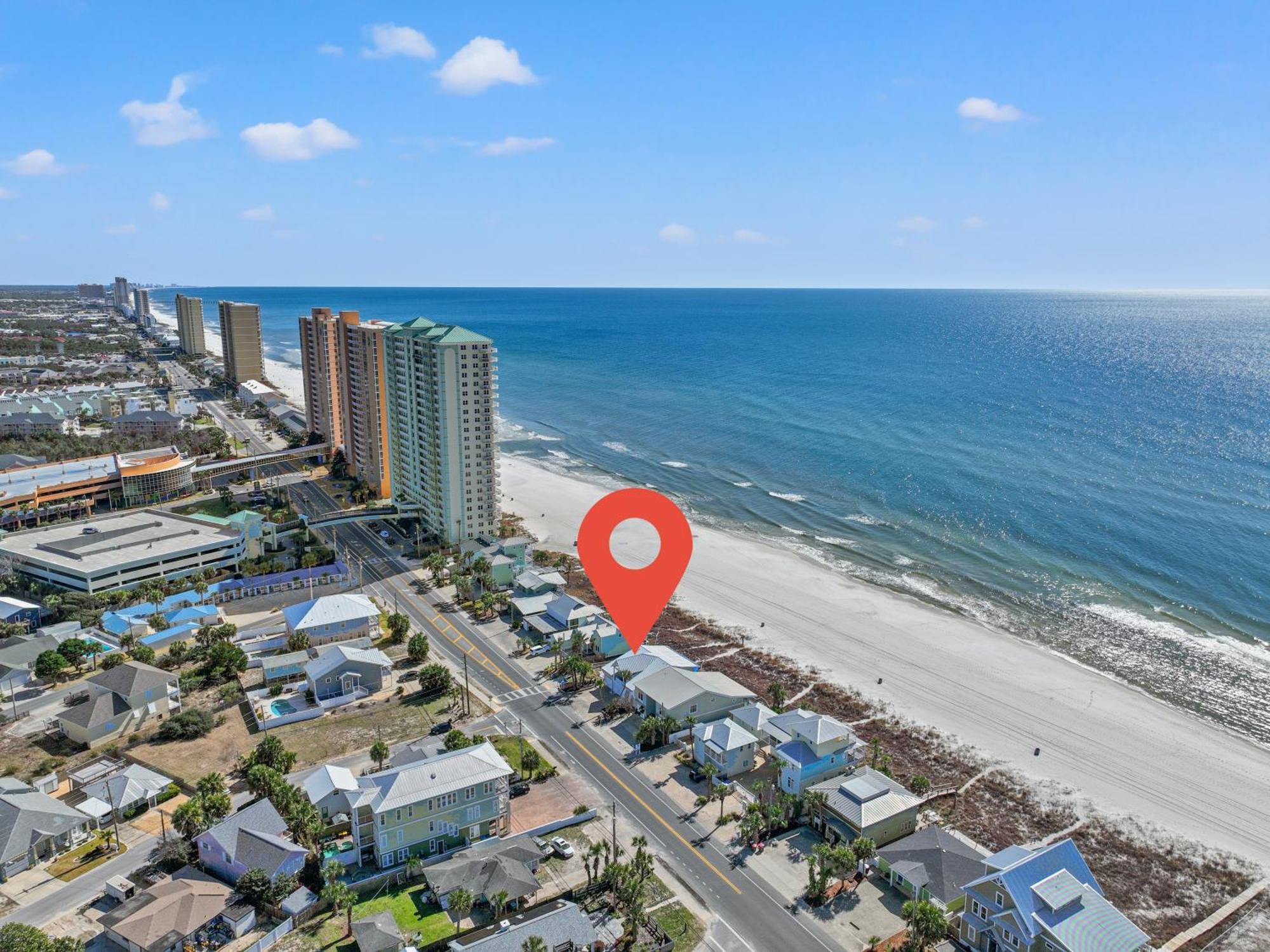 Luxury Gulf Front Property! Directly On The Beach! Sleeps 15! Panama City Beach Exterior foto
